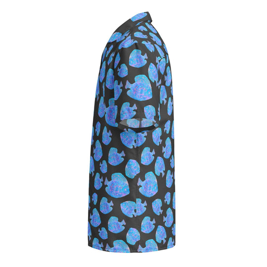 Night of Damsels Button Down Hawaiian Shirt - One Revolver Surfboards