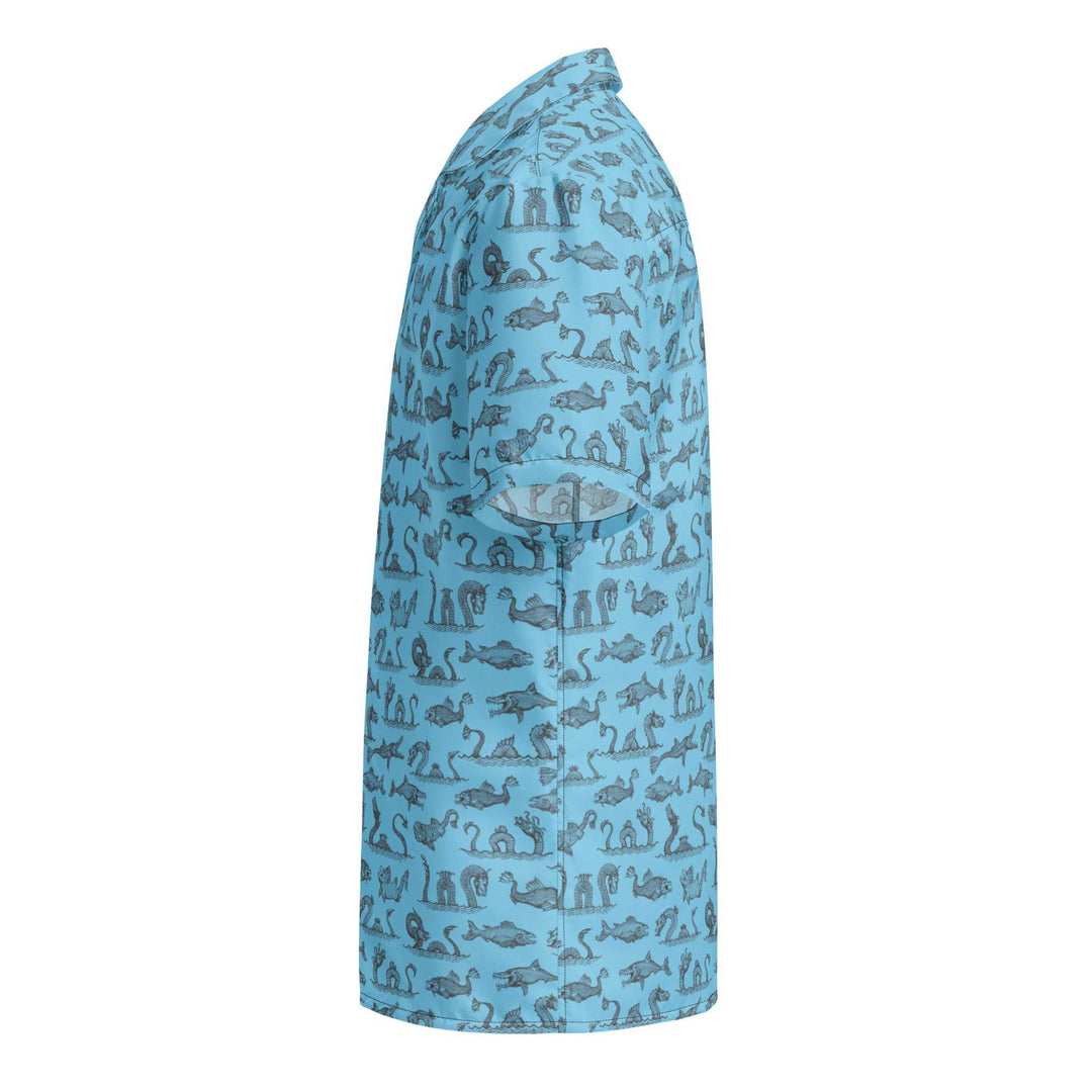 Legends of the Deep Button Down Hawaiian Shirt - One Revolver Surfboards