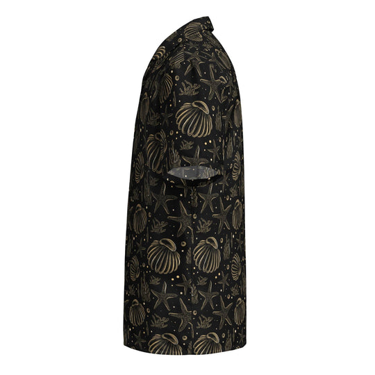 Golden Shore Button Down Hawaiian Shirt - One Revolver Surfboards
