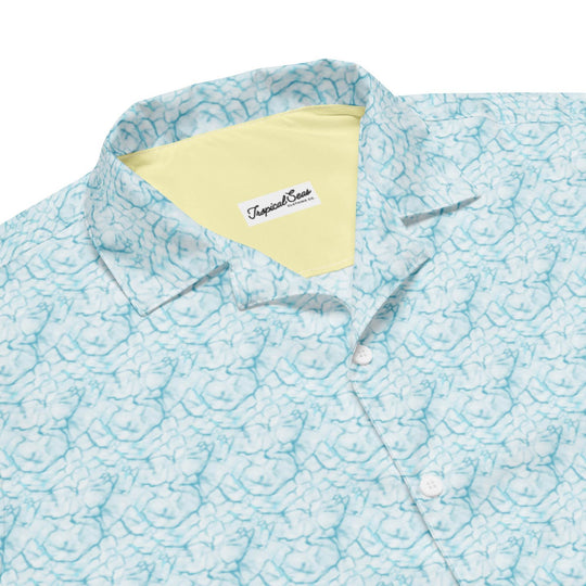 Sandbar Serenity Button Down Hawaiian Shirt - One Revolver Surfboards