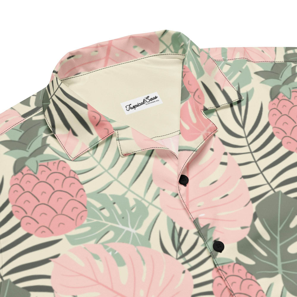 Pineapple Paradise Button Down Hawaiian Shirt - One Revolver Surfboards