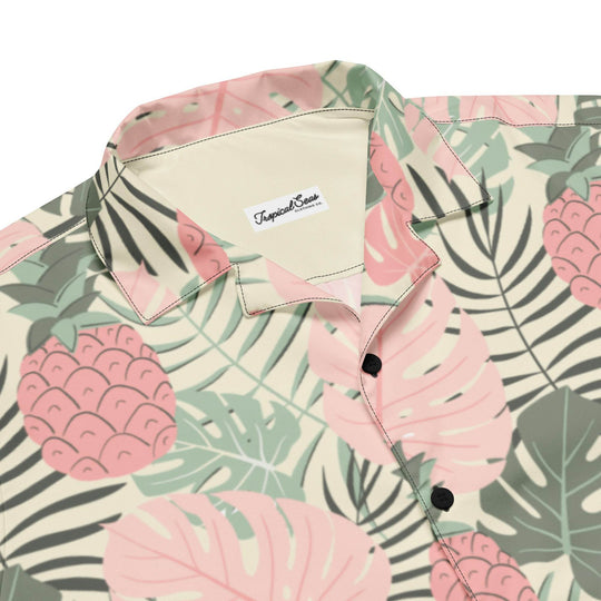 Pineapple Paradise Button Down Hawaiian Shirt - One Revolver Surfboards