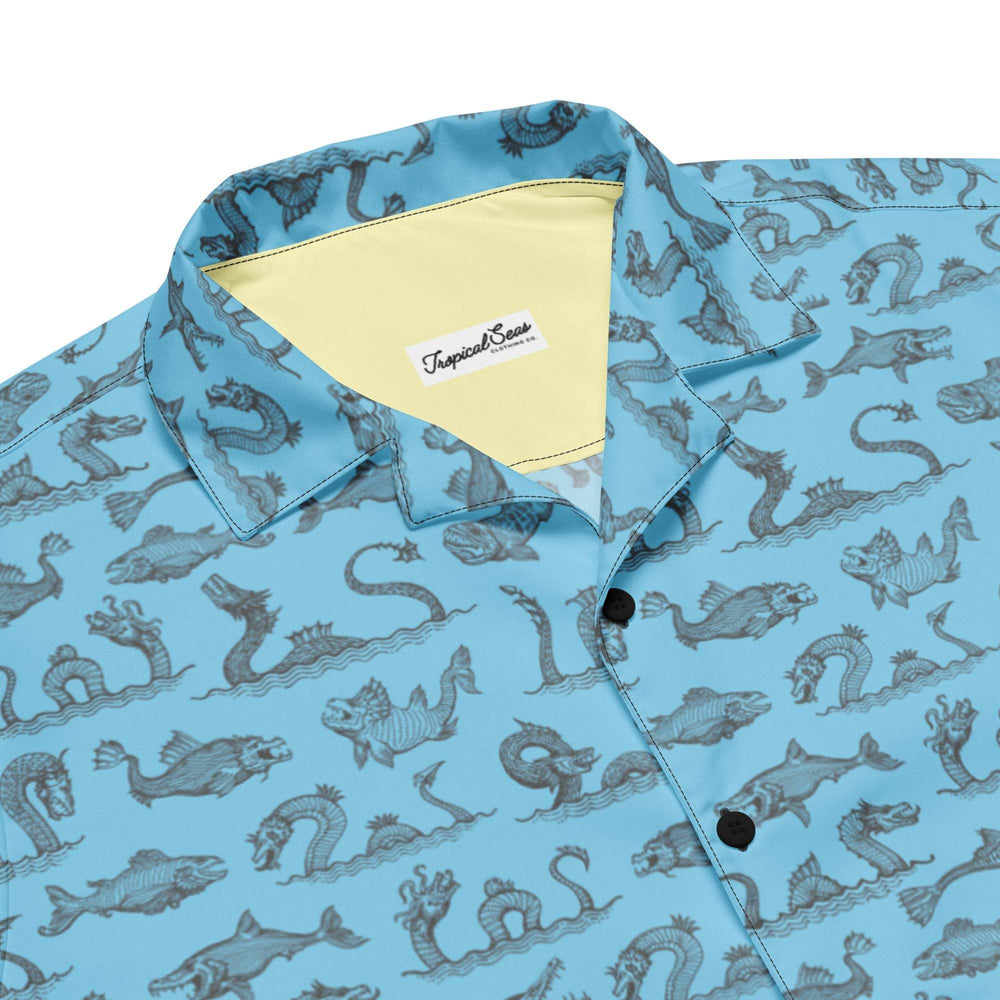 Legends of the Deep Button Down Hawaiian Shirt - One Revolver Surfboards