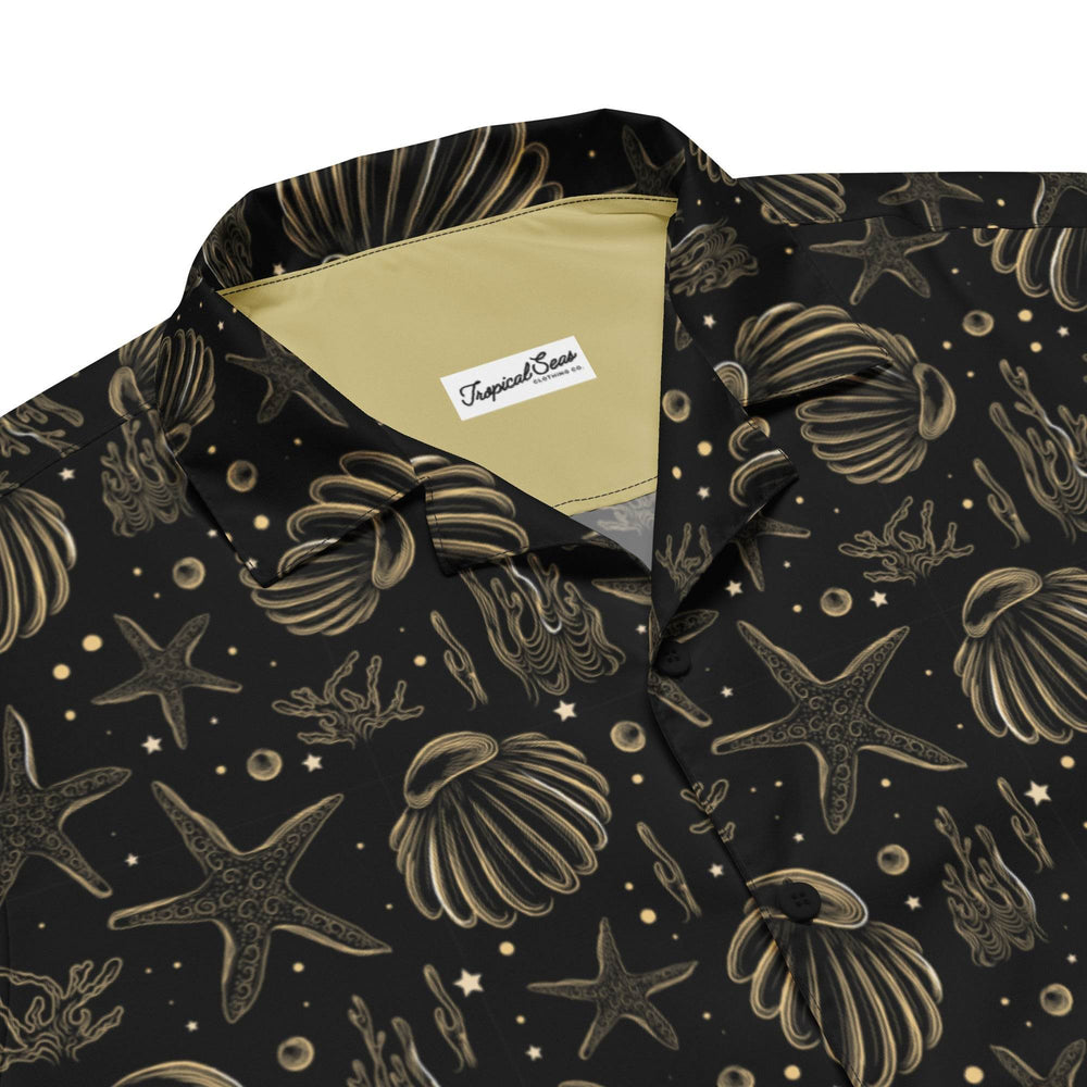 Golden Shore Button Down Hawaiian Shirt - One Revolver Surfboards