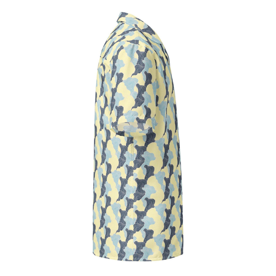 Tropical Swirl Button Down Hawaiian Shirt - One Revolver Surfboards