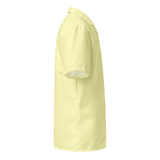 Labelless Butter Yellow Button Down Camp Shirt - One Revolver Surfboards