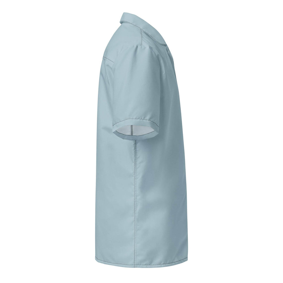 Labelless Shark Skin Blue Button Down Camp Shirt - One Revolver Surfboards