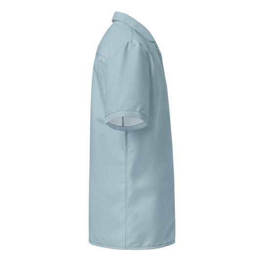 Labelless Shark Skin Blue Button Down Camp Shirt - One Revolver Surfboards