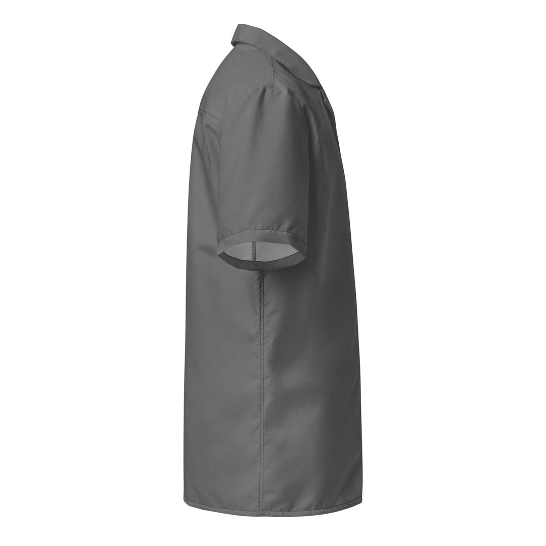 Labelless Shadow Grey Button Down Camp Shirt - One Revolver Surfboards