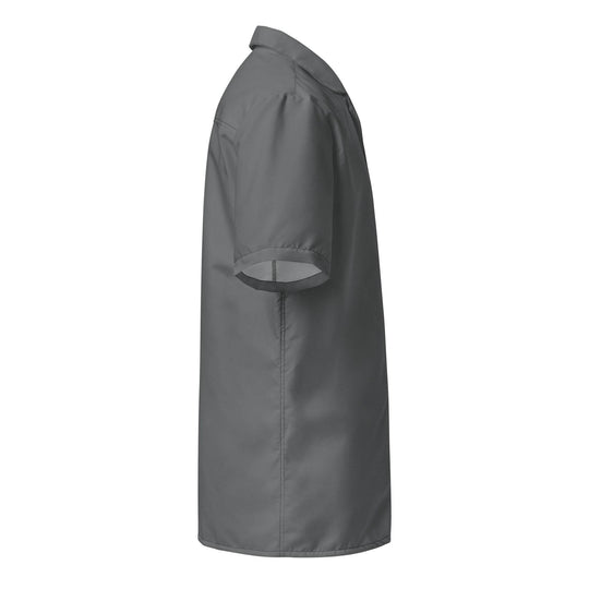 Labelless Shadow Grey Button Down Camp Shirt - One Revolver Surfboards