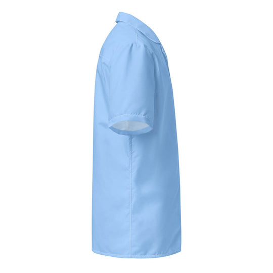 Labelless Island Sky Blue Button Down Camp Shirt - One Revolver Surfboards