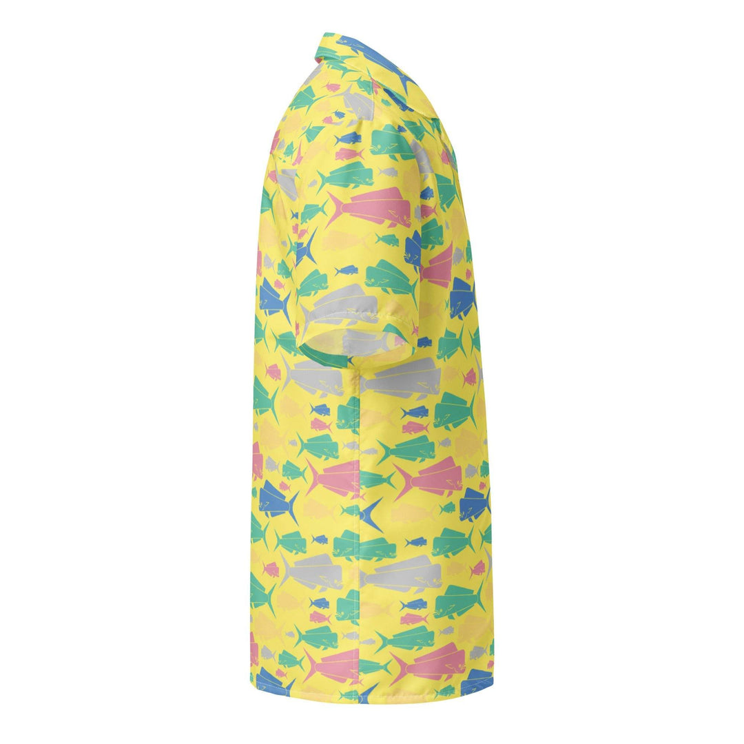 Dorado Fish Island Button Down Hawaiian Shirt - One Revolver Surfboards