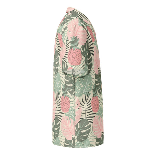 Pineapple Paradise Button Down Hawaiian Shirt - One Revolver Surfboards