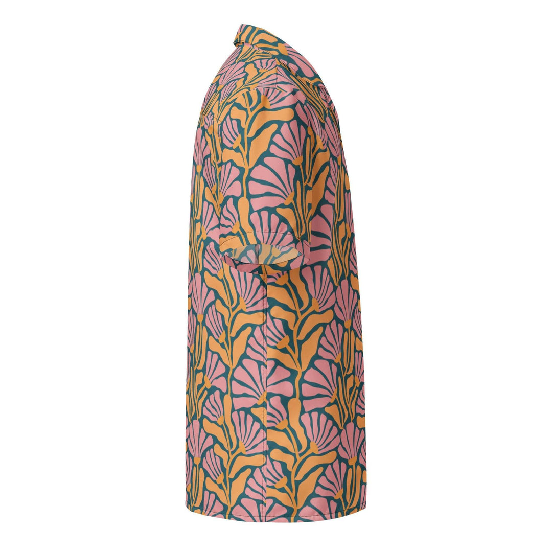 Tropic Orchid Point Button Down Hawaiian Shirt - One Revolver Surfboards