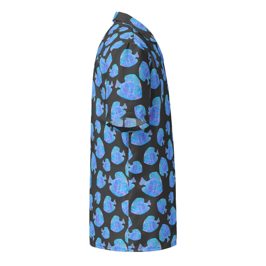 Night of Damsels Button Down Hawaiian Shirt - One Revolver Surfboards
