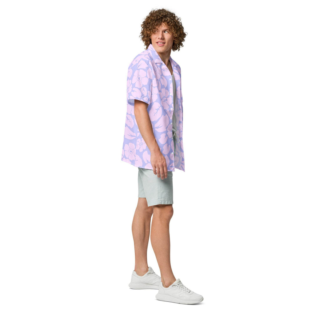Tropical Purple Jungle Sunset Hawaiian Shirt - One Revolver Surfboards