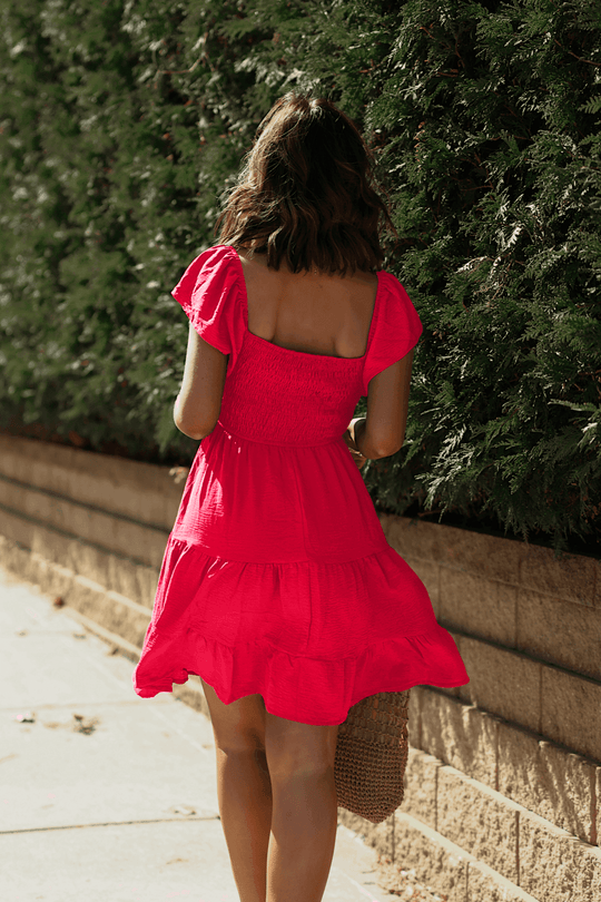 Ava's Sweetheart Red Mini Dress - DOORBUSTER - One Revolver Surfboards