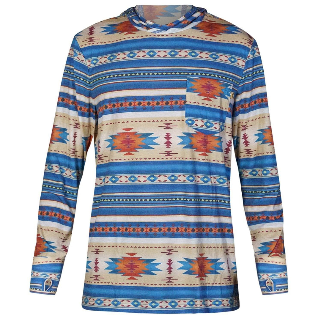 Men's Outdoors Long Sleeve Performance Hoodie - One Revolver Surfboards