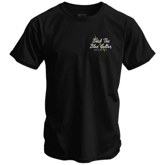 Support Those Who Build America. Back The Blue Collar Men's T-Shirt - One Revolver Surfboards