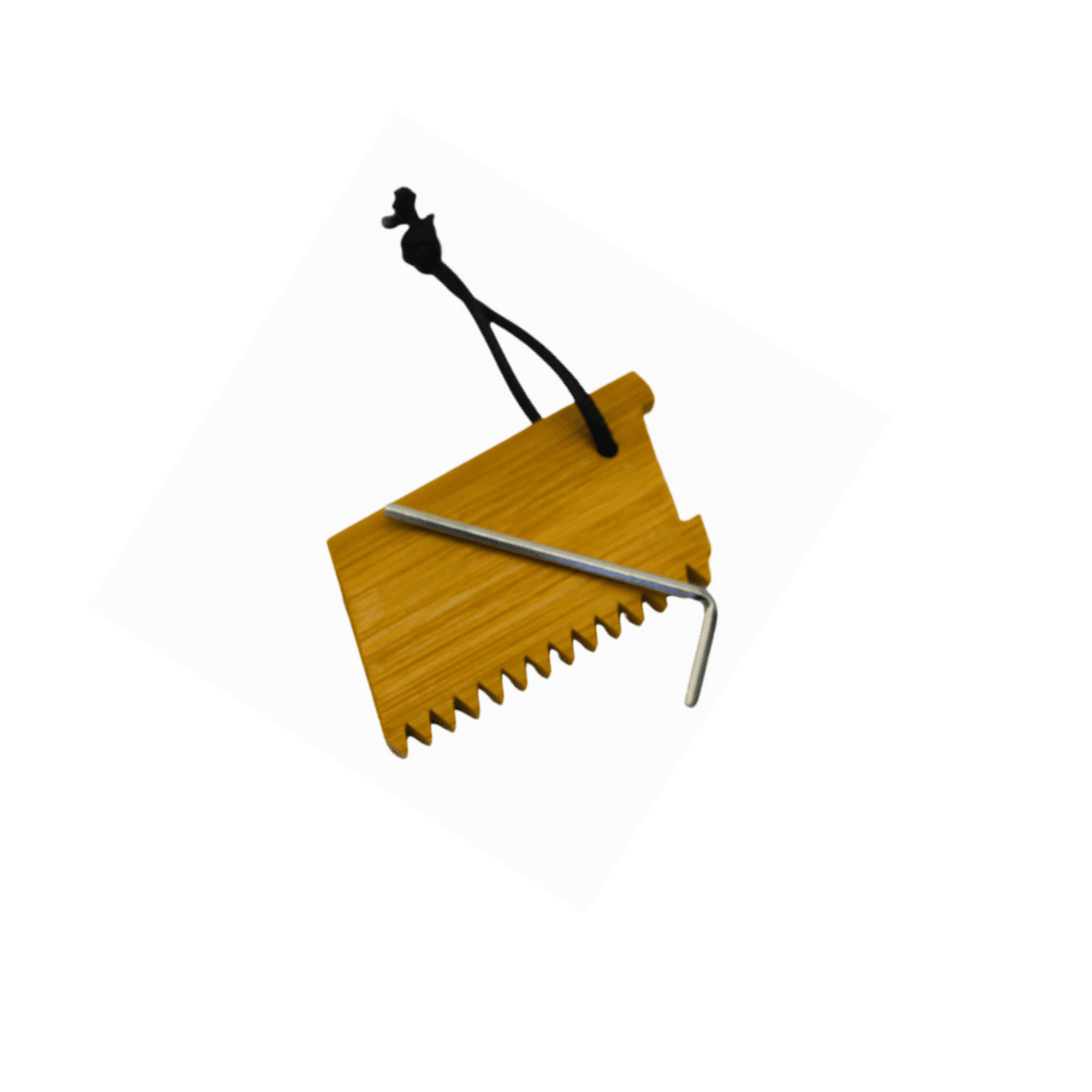 Bamboo Wax Comb and Fin Key - One Revolver Surfboards