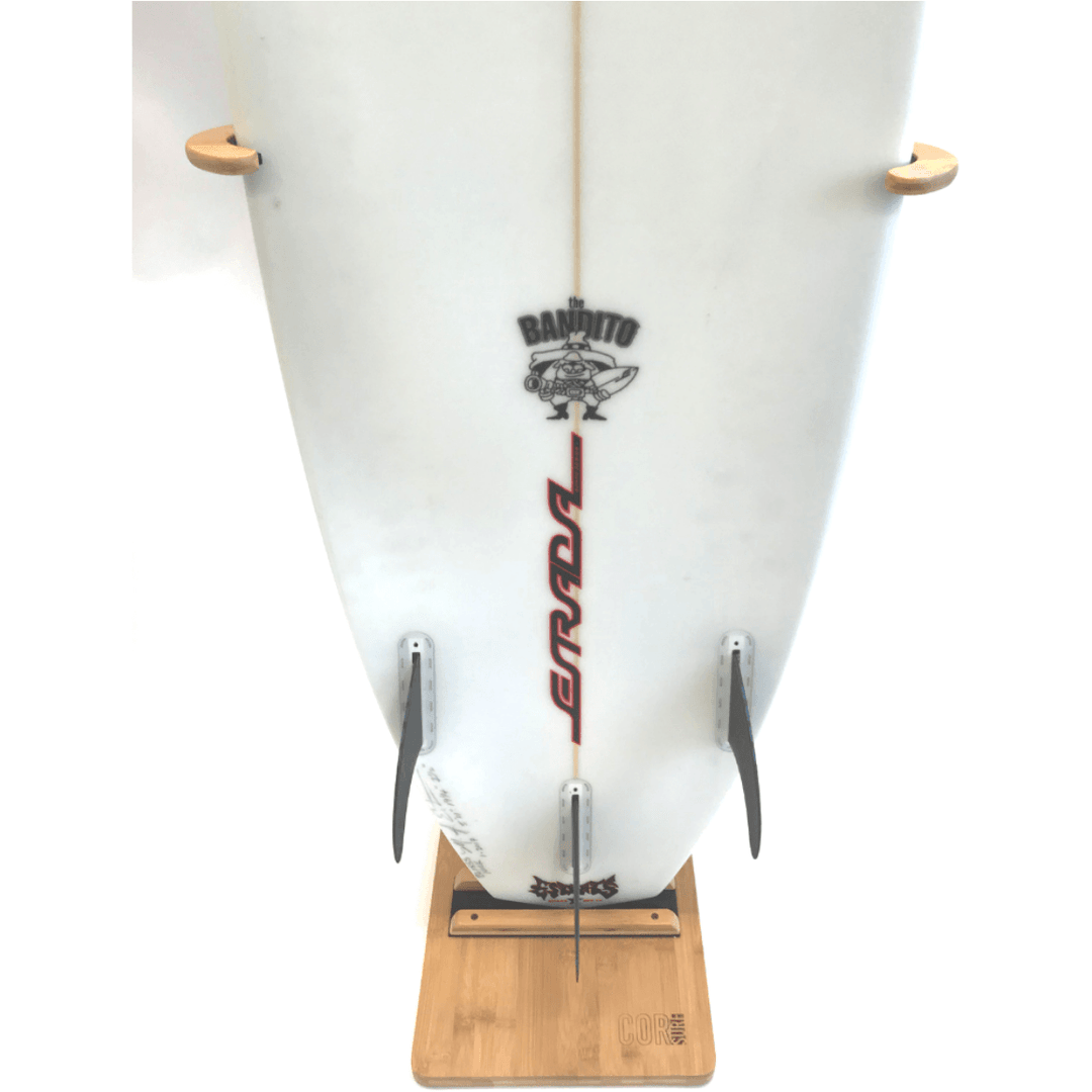 Bamboo Surfboard Display Stand | Longboards or Shortboards - One Revolver Surfboards