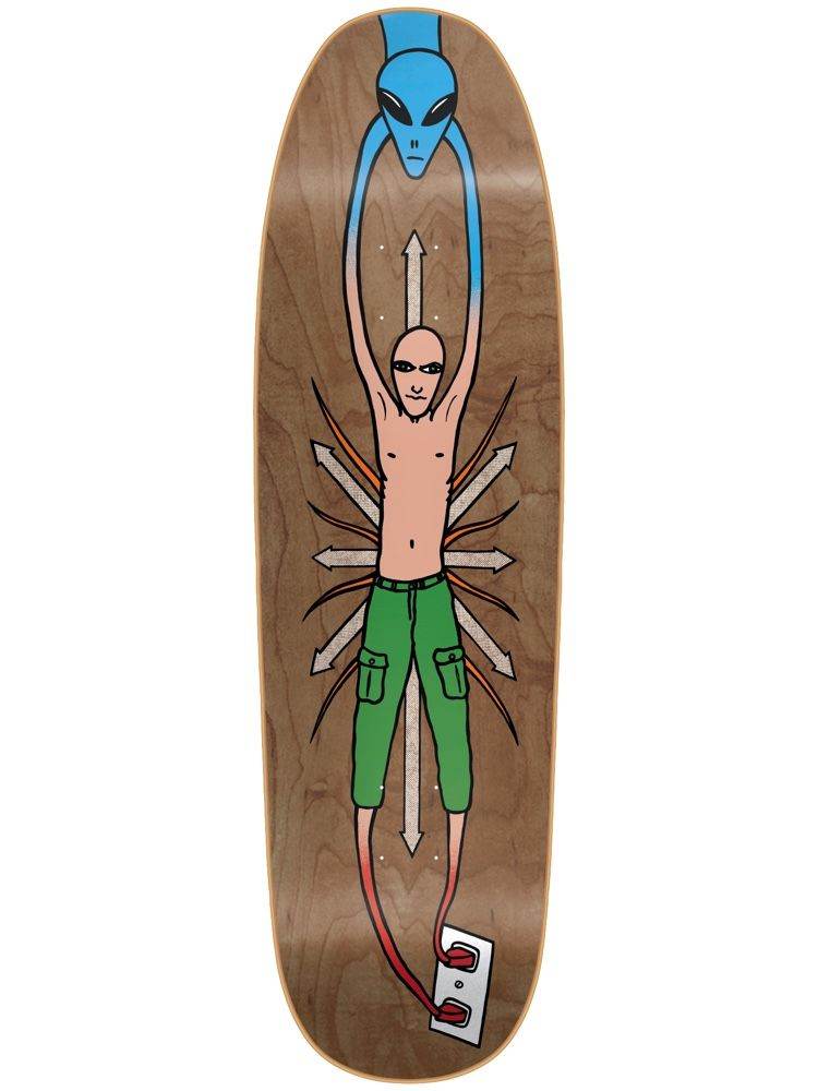 New Deal Mike Vallely Alien Brown [Autographed] Skateboard Deck - One Revolver Surfboards