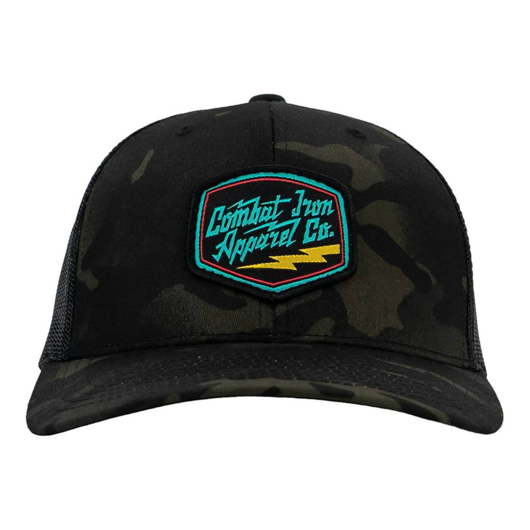 RETRO BRANDED COMBAT IRON PATCH SNAPBACK - One Revolver Surfboards