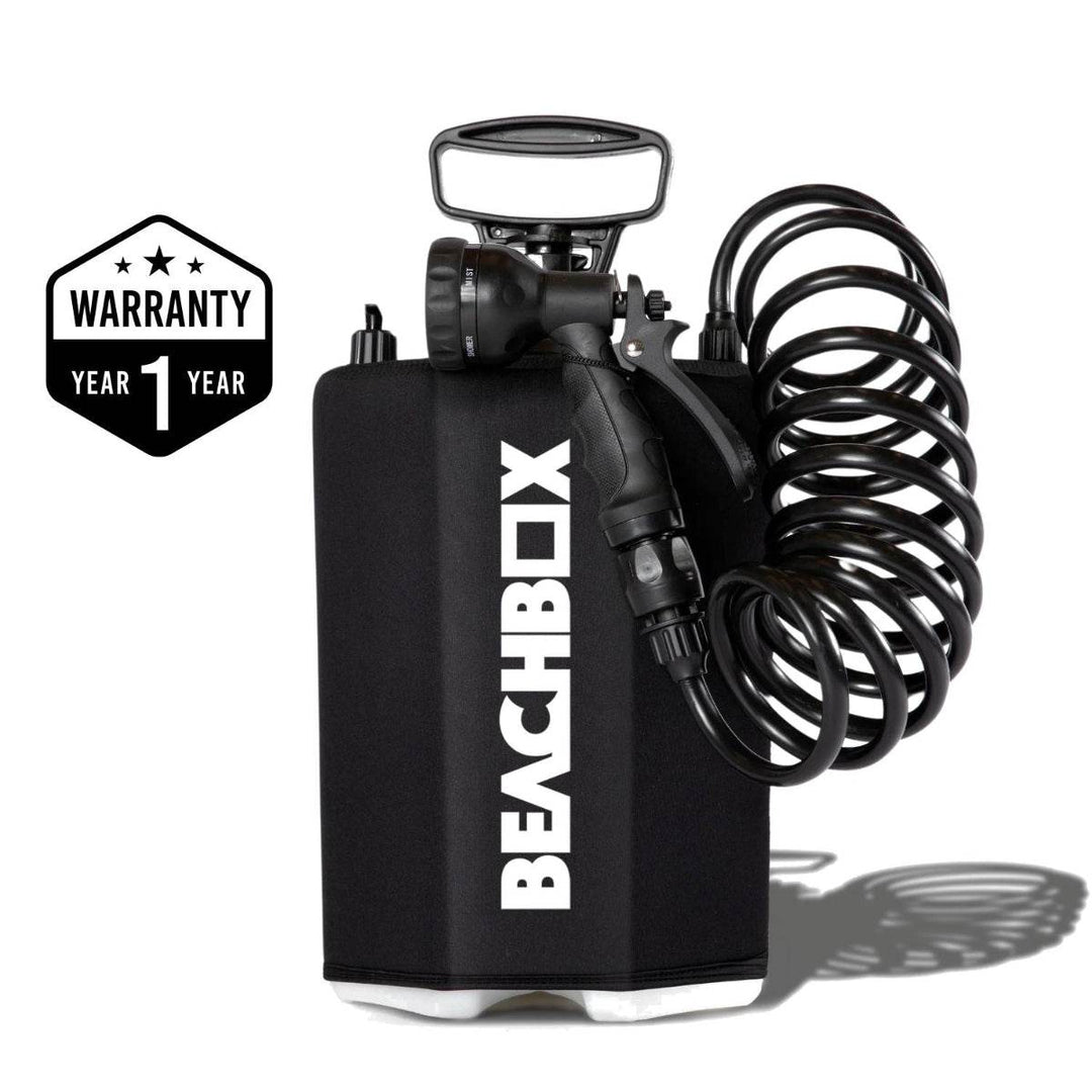 BeachBox Portable Shower Tank 'Black' - One Revolver Surfboards