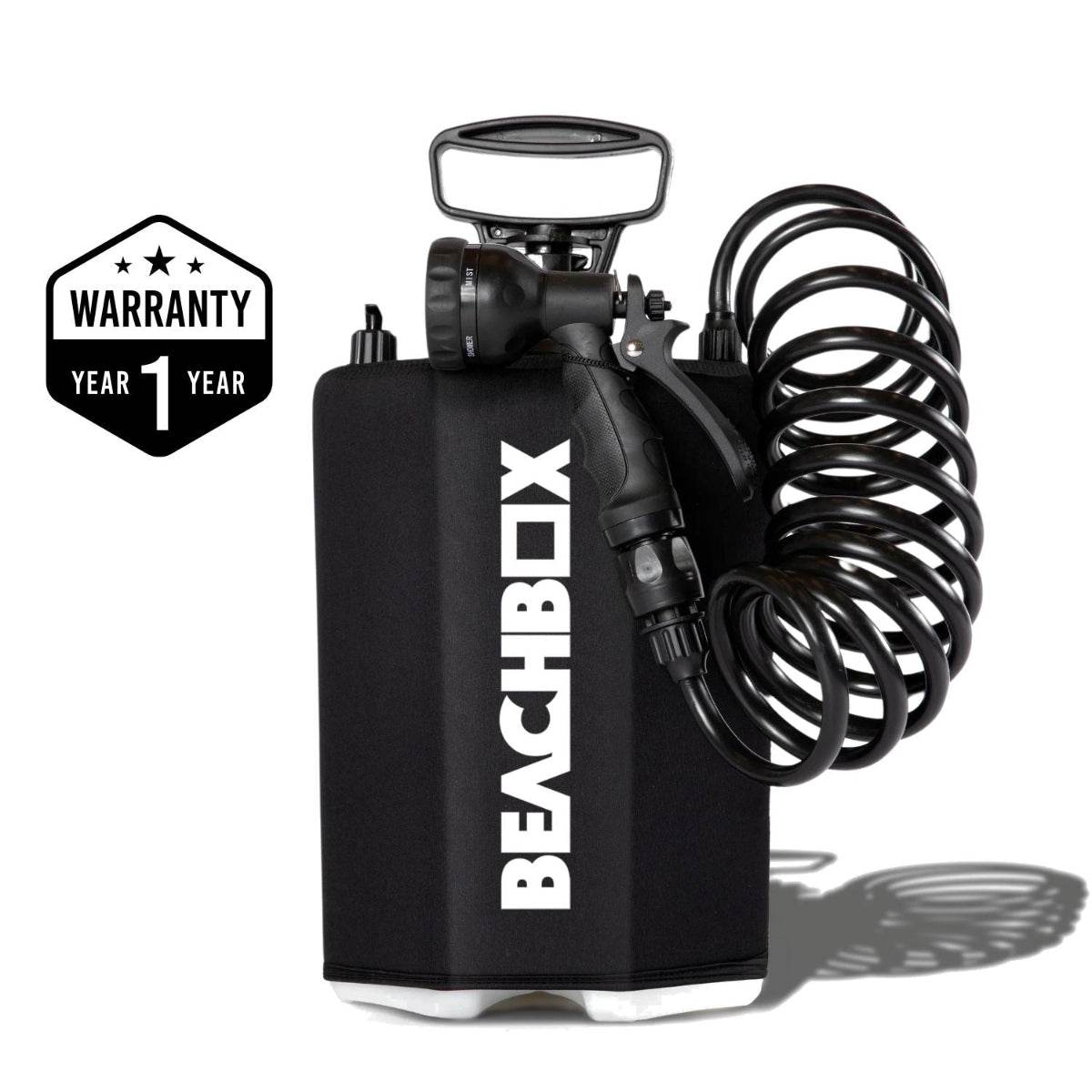 BeachBox Portable Shower Tank 'Black' - One Revolver Surfboards