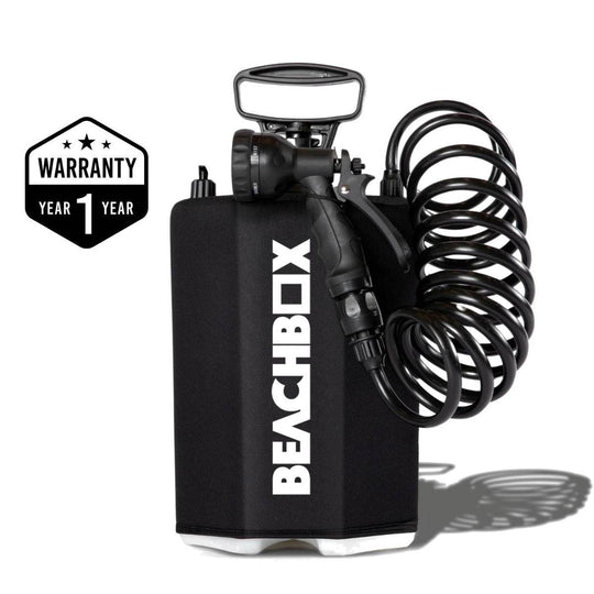 BeachBox Portable Shower Tank 'Black' - One Revolver Surfboards
