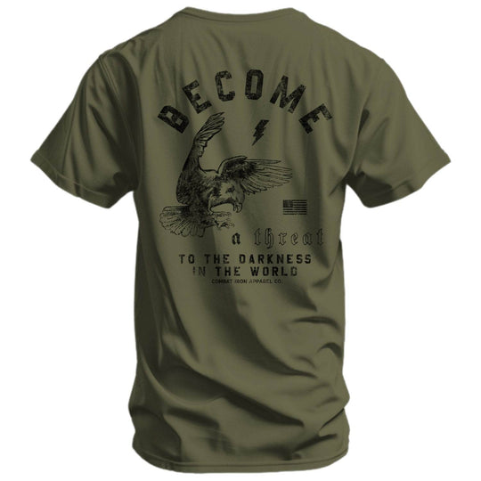 Become A Threat To The Darkness Men's T-Shirt - One Revolver Surfboards