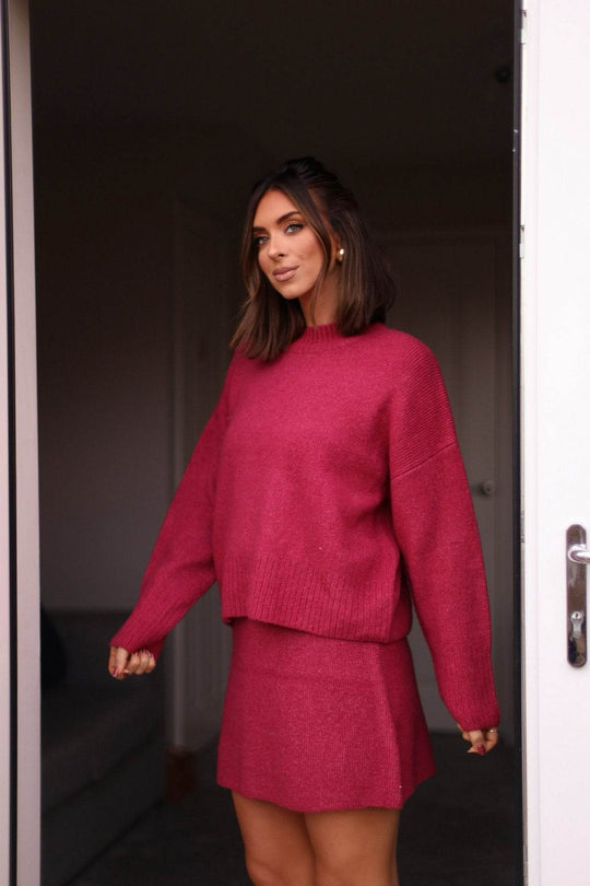 Berry Sweater Mini Skirt-FINAL SALE - One Revolver Surfboards