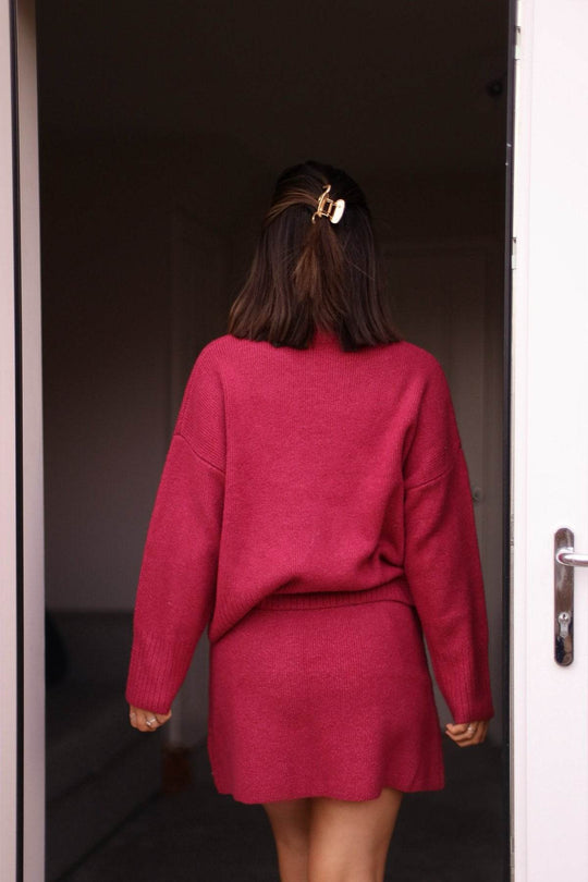 Berry Sweater Mini Skirt-FINAL SALE - One Revolver Surfboards