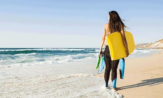 DORSAL Bodyboard Bodysurfing Floating Swimfins (Flippers) - One Revolver Surfboards
