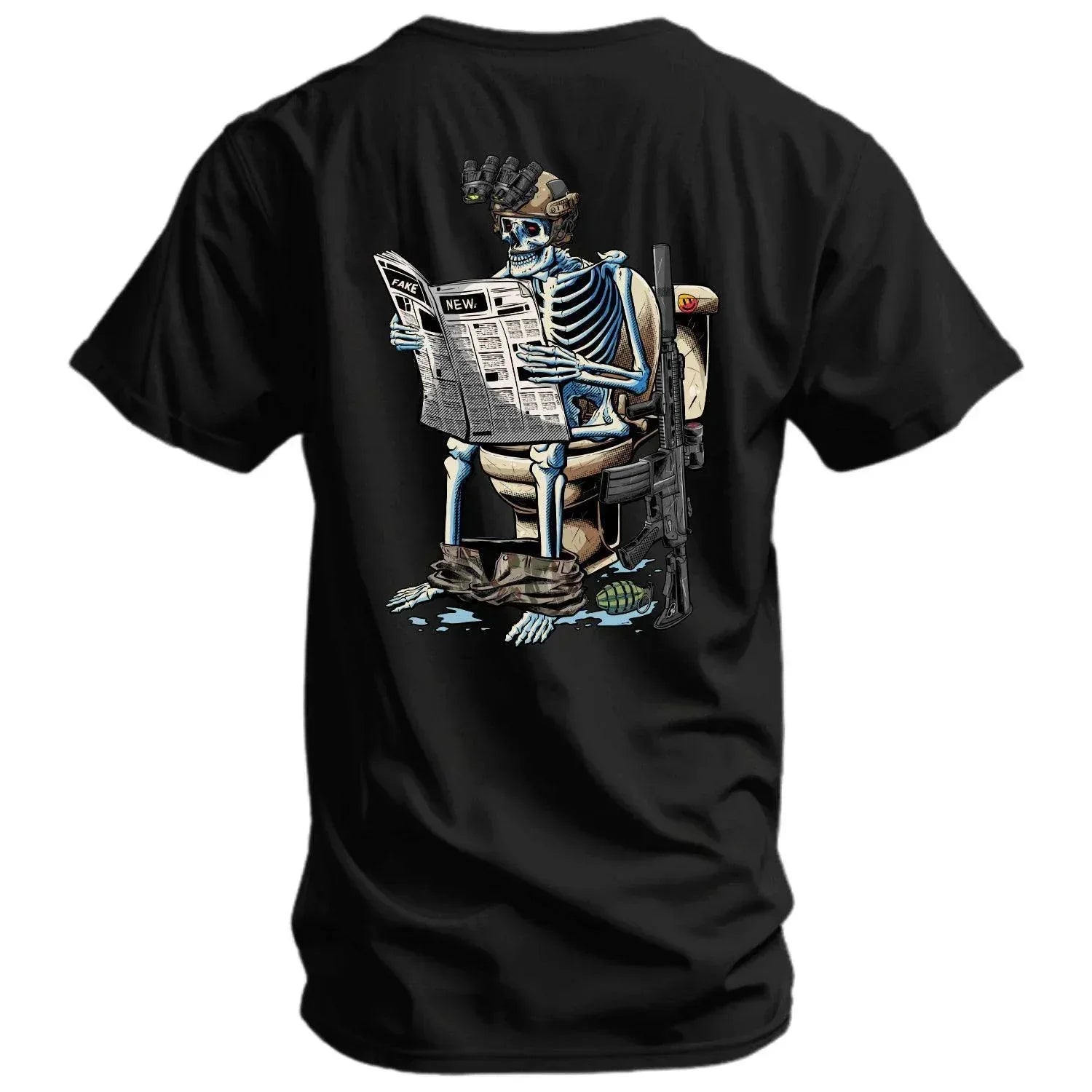 One Revolver Surfboards - Fake News Reading Operator Men's T-Shirt GRAPHIC T-SHIRT