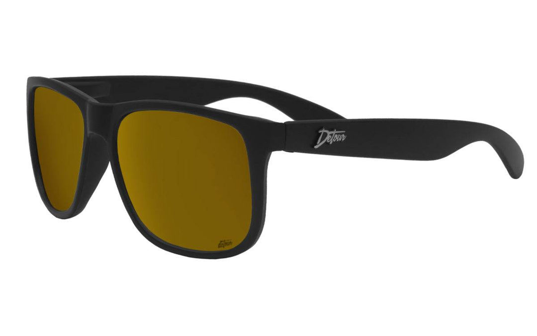 Eminence - Matte Black - 24K Gold Lens Polarized - One Revolver Surfboards