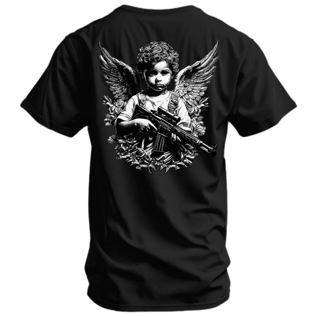 One Revolver Surfboards - The Armed Guardian Angel Men's T-Shirt GRAPHIC T-SHIRT