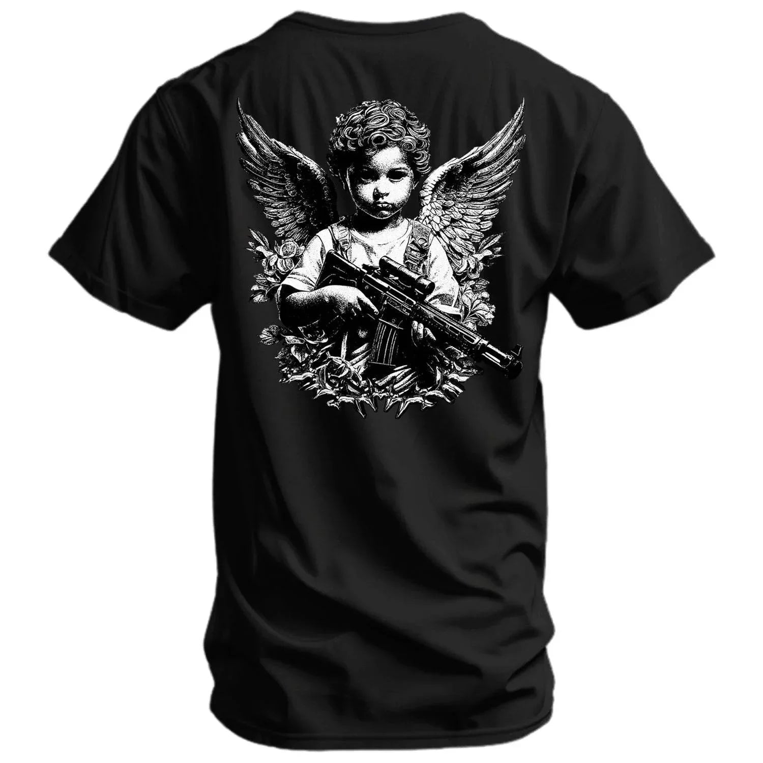 One Revolver Surfboards - The Armed Guardian Angel Men's T-Shirt GRAPHIC T-SHIRT
