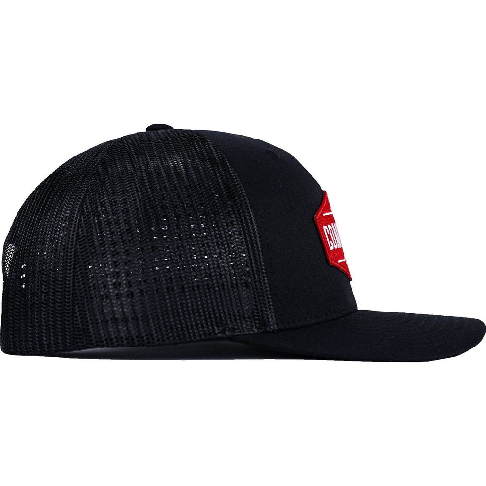 Original AR Red Patch Mid-Profile Mesh Snapback Hat - HEADWEAR - One Revolver Surfboards