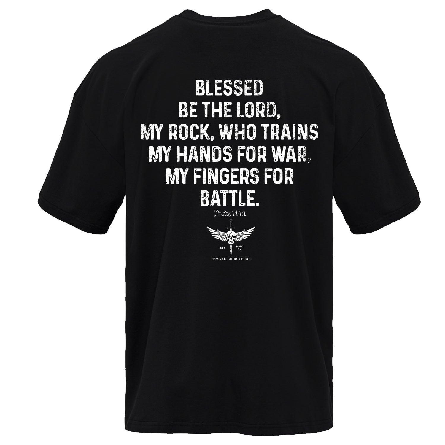 One Revolver Surfboards - Psalm 144:1 Men's T-Shirt GRAPHIC T-SHIRT
