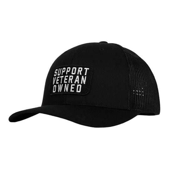 Support Veteran Owned Patch Mid-Profile Mesh Snapback - One Revolver Surfboards
