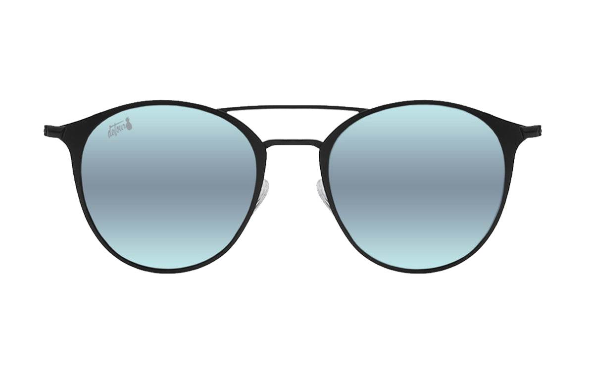 Black - Sky Blue Lens Polarized - Ocean Ave - One Revolver Surfboards
