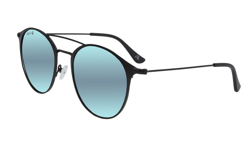 Black - Sky Blue Lens Polarized - Ocean Ave - One Revolver Surfboards