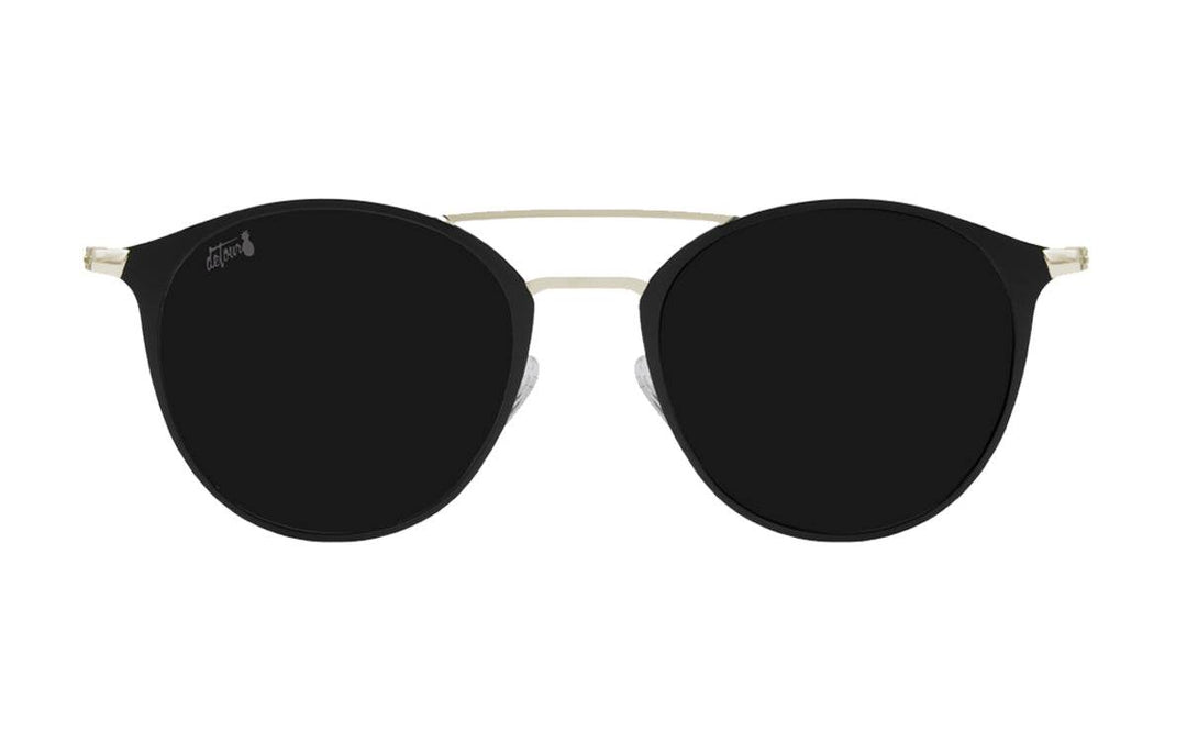Black/Gold - Jet Black Lens Polarized - Ocean Ave - One Revolver Surfboards