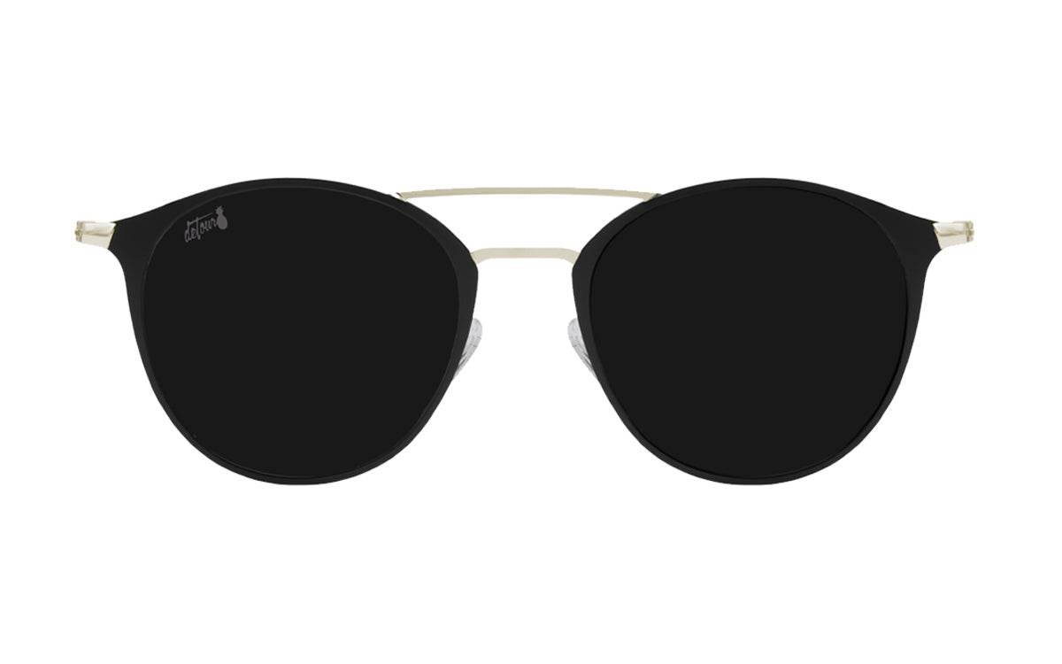 Black/Gold - Jet Black Lens Polarized - Ocean Ave - One Revolver Surfboards