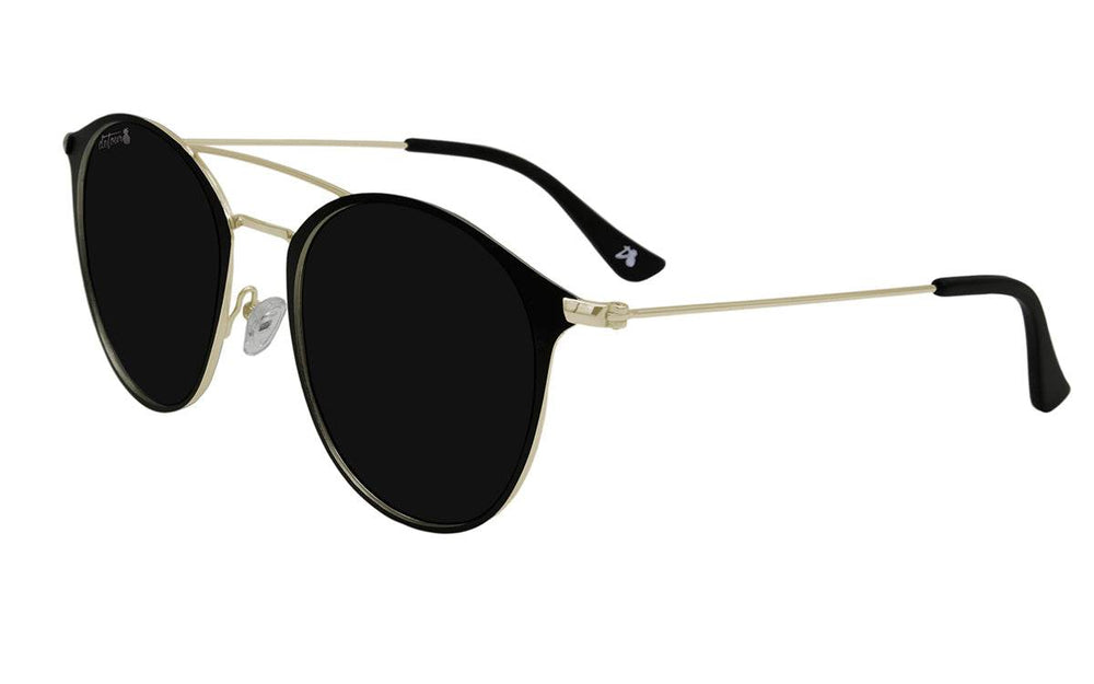 Black/Gold - Jet Black Lens Polarized - Ocean Ave - One Revolver Surfboards