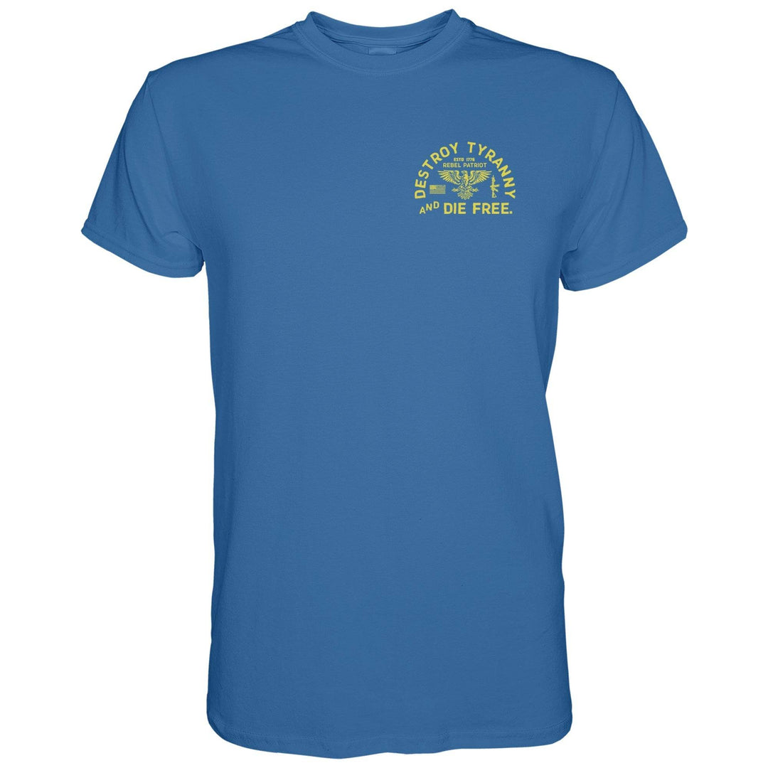 Destroy Tyranny and Die Free Men's T-Shirt - One Revolver Surfboards