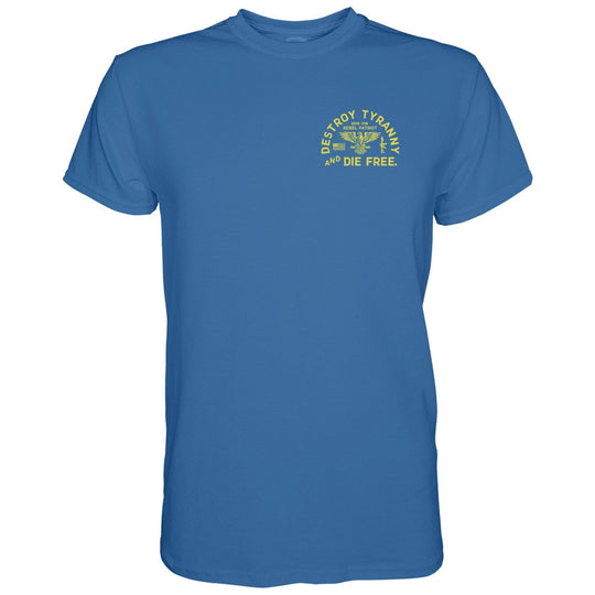 Destroy Tyranny and Die Free Men's T-Shirt - One Revolver Surfboards