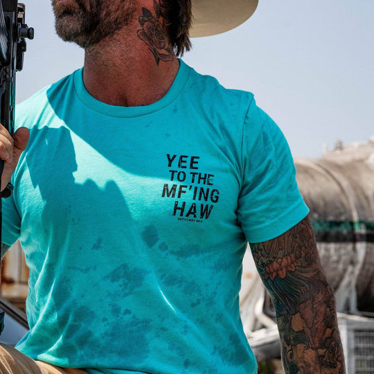 Yee To The Mf'Ing Haw Rodeo Men's T-Shirt - One Revolver Surfboards