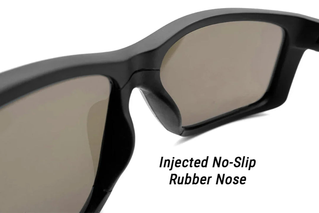 One Revolver Surfboards - Breach - Matte Black - Green Machine Polarized ANSI Z87+ Breach